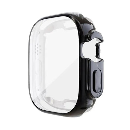 Black protective case for Apple Watch Ultra, designed by That Watch Shop, with a sleek fit and durable material.