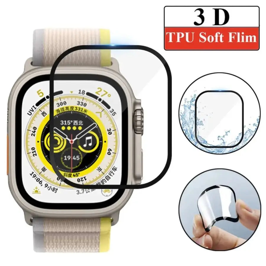 Screen Protectors for Apple Watch Ultra (Pack of 5) Habicare