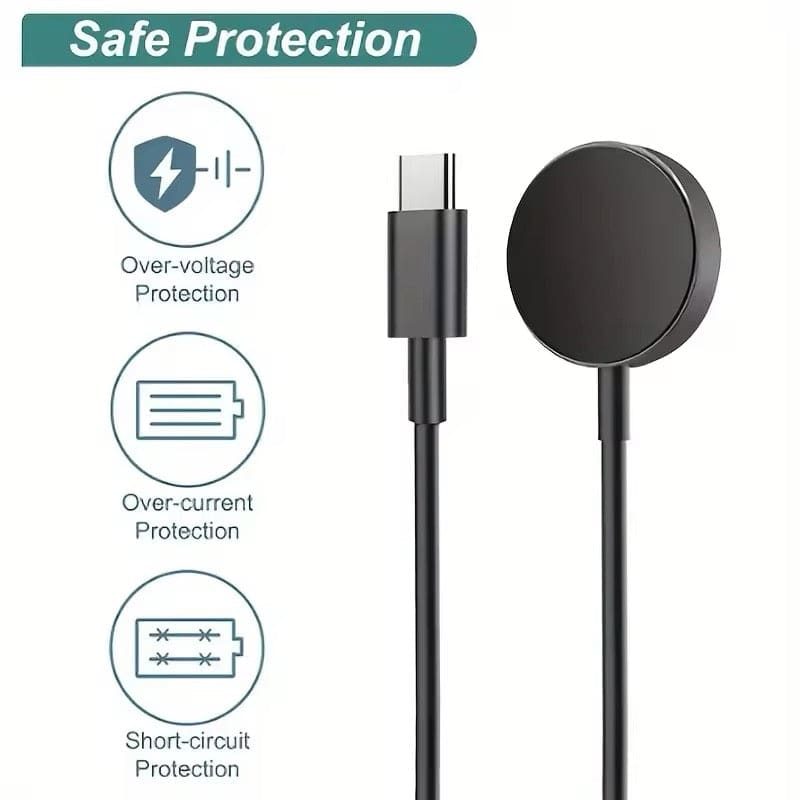 Wireless Charger for Apple Watch (Type C - Black) That Watch Shop
