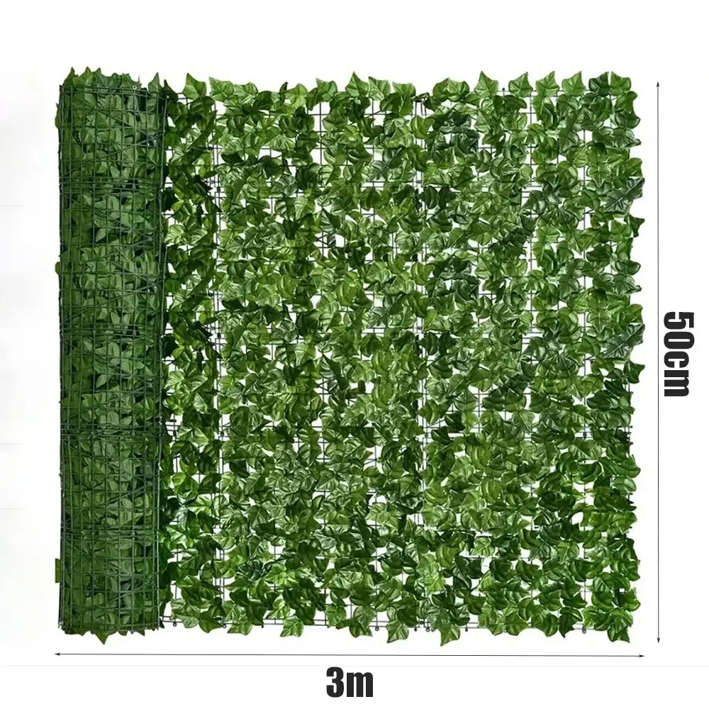 Artificial Green Leaf Fence Privacy Panels – 1M/3M Habicare