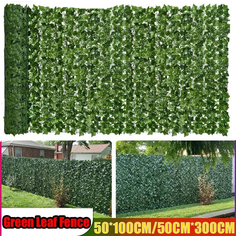 Artificial Green Leaf Fence Privacy Panels – 1M/3M Habicare