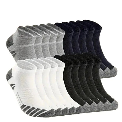 Athletic Ankle Socks – Cushioned Cotton, 1/10/20 Pairs (Unisex) Habicare