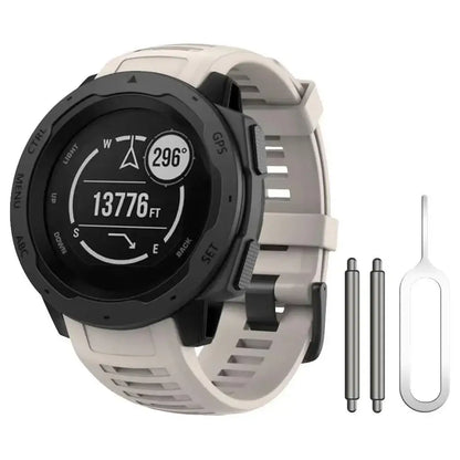 Soft Silicone Strap for the Garmin Instinct 1/2/Solar/Tactical Series (available in 5 colours) Habicare