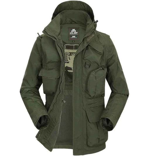 Men's Tactical Jacket with Removable Sleeves (Fall/Winter)