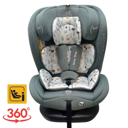 Baby Way NZ All-Rider Eden i-Size 360 rotating convertible car seat with ISOFIX and top tether for babies and toddlers.
