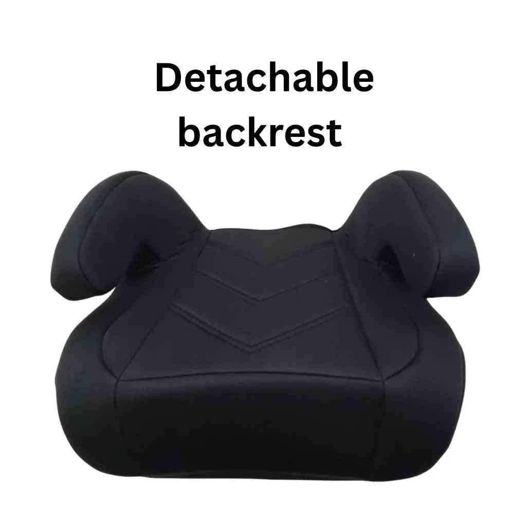 Baby Way NZ Zen i-Size Booster Car Seat with ISOFIX and adjustable headrest in black for toddlers and infants.