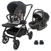 Crown Y Luxury Travel System – Reversible Stroller + Reclining i-Size Capsule Combo