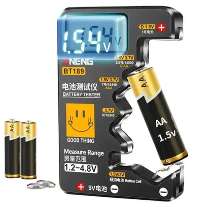 Battery Tester BT189 (Button Cell, AA, AAA, C, D, 9V, 14500, 16340) 9eight5