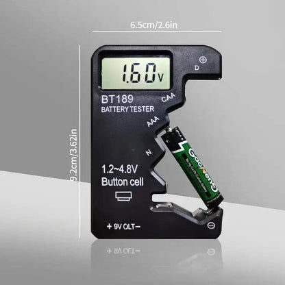Battery Tester (Button Cell, AA, AAA, C, D, 9V, 14500, 16340) That Watch Shop