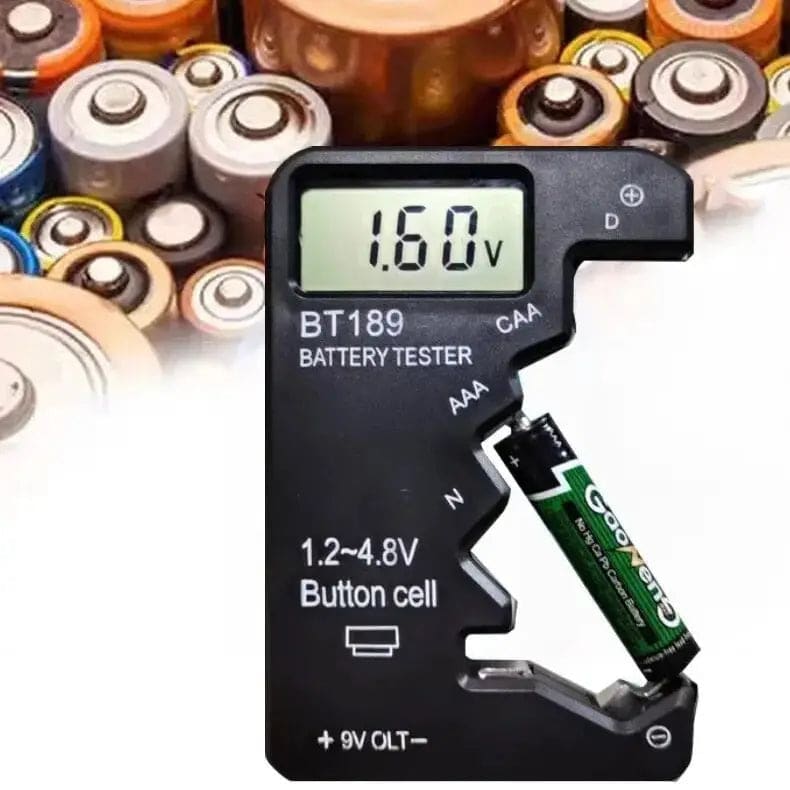 Battery Tester (Button Cell, AA, AAA, C, D, 9V, 14500, 16340) That Watch Shop