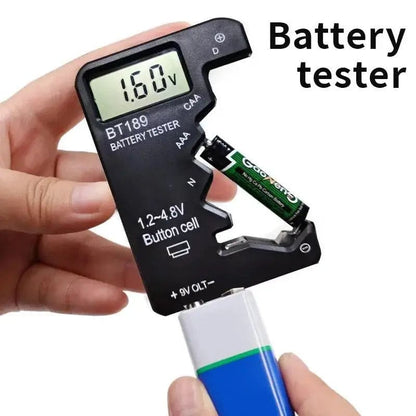 Battery Tester (Button Cell, AA, AAA, C, D, 9V, 14500, 16340) That Watch Shop