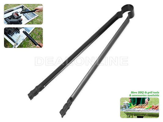 Brand New Coated Metal BBQ Charcoal Tongs dealonline.co.nz