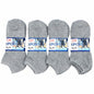 (12 Pairs) Thin Ankle Socks - GREY - M7-11/ W8-12 dealonline.co.nz