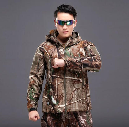 TAD Softshell Outdoor Jacket, Waterproof 3-in-1 Camouflage - ShopHub