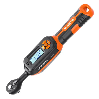 HBC Habicare 40-piece 1/4-inch drive digital torque wrench set for bikes with adjustable torque settings and storage case
