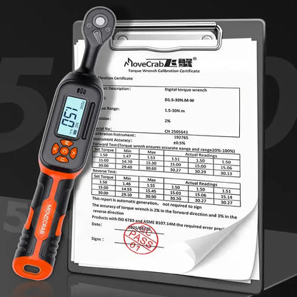 Habicare 40-piece Bike Digital Torque Wrench Set with 1/4-inch drive, including adjustable torque tools for precise bike maintenance.