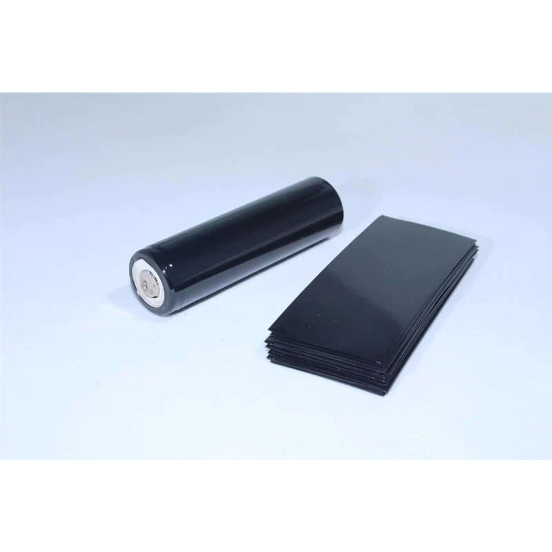Black 18650 Battery Wraps (pack of 50) That Watch Shop