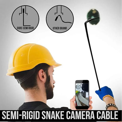 9eight5 borescope camera for inspections, compatible with Android phones and tablets, featuring Type-C and Micro-USB connectors.