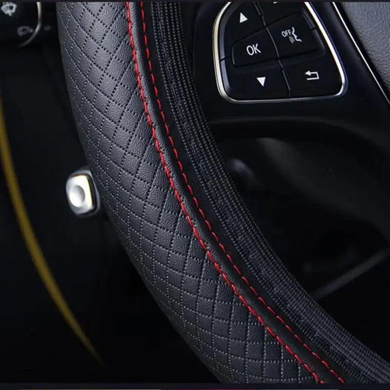 Braided Steering Wheel Cover (different colours available) Habicare