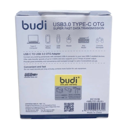 USB 3.0 Type-C OTG Budi Adapter DC151B - ShopHub