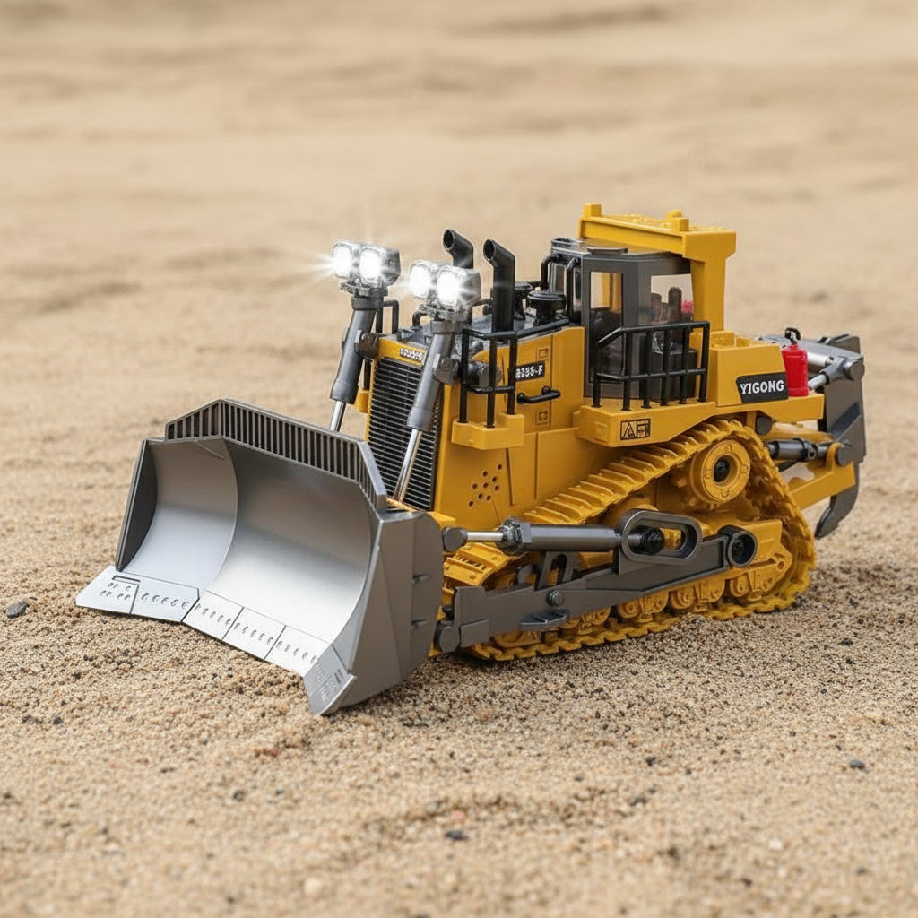 Remote Control Engineering Vehicles Series - 1:24 Bulldozer  9 Channels 2.4G dealonline.co.nz