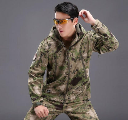 TAD Softshell Outdoor Jacket, Waterproof 3-in-1 Camouflage - ShopHub