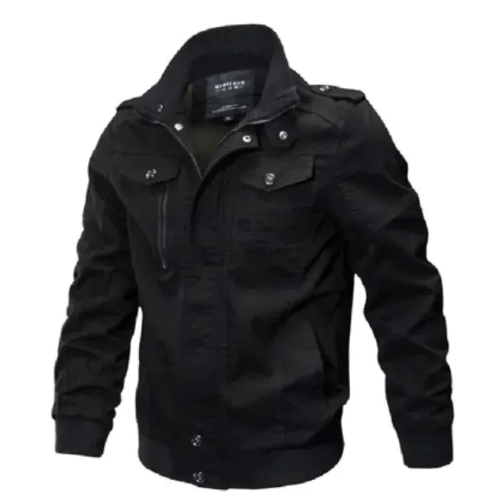 Tactical Flight Army Jacket - Military Bomber Jacket with Cotton Construction | Plus Size Available - ShopHub