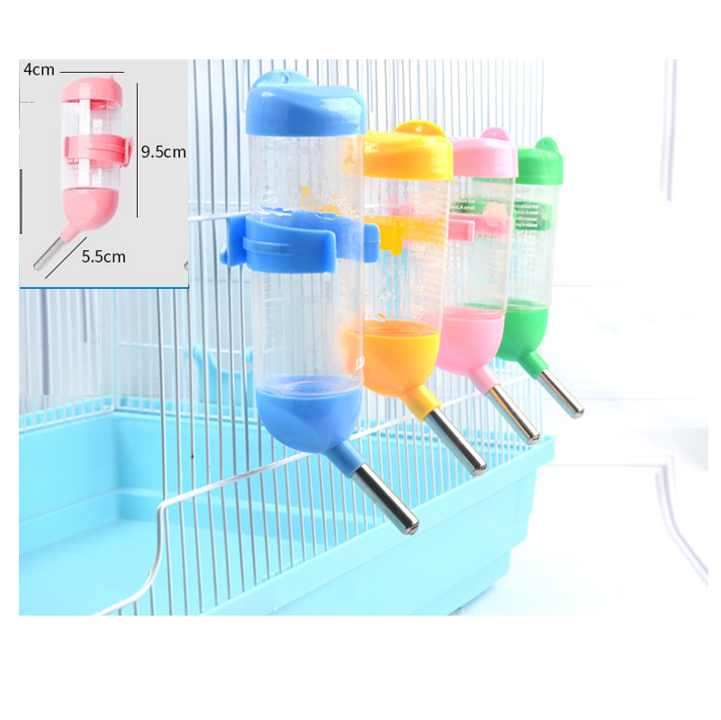 3pcs*80ml Pet Hamster Drinking Leak Proof Water Bottle Kettle Guinea Pig - YELLOW dealonline.co.nz