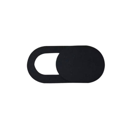 Black 9eight5 camera lens cover screen protector with eye mask design for camera protection and screen shielding.