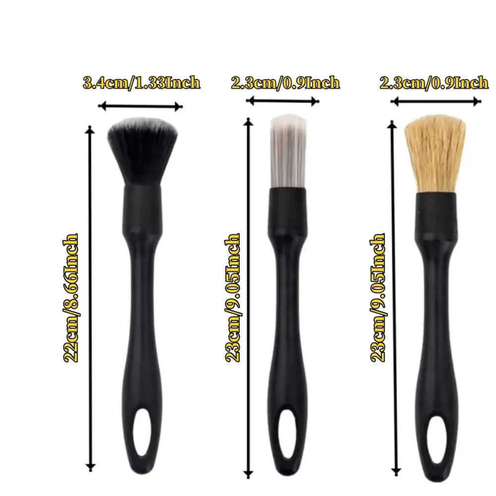 Car Detailing Brush Set (4–5PCS) Habicare