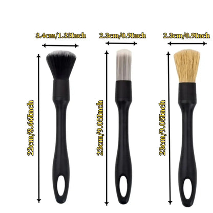 Car Detailing Brush Set (4–5PCS) Habicare