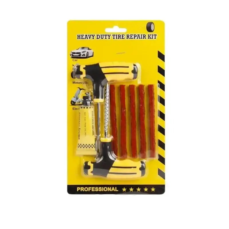 Car Tyre Repair Kit with Durable Strips & Super Glue Habicare