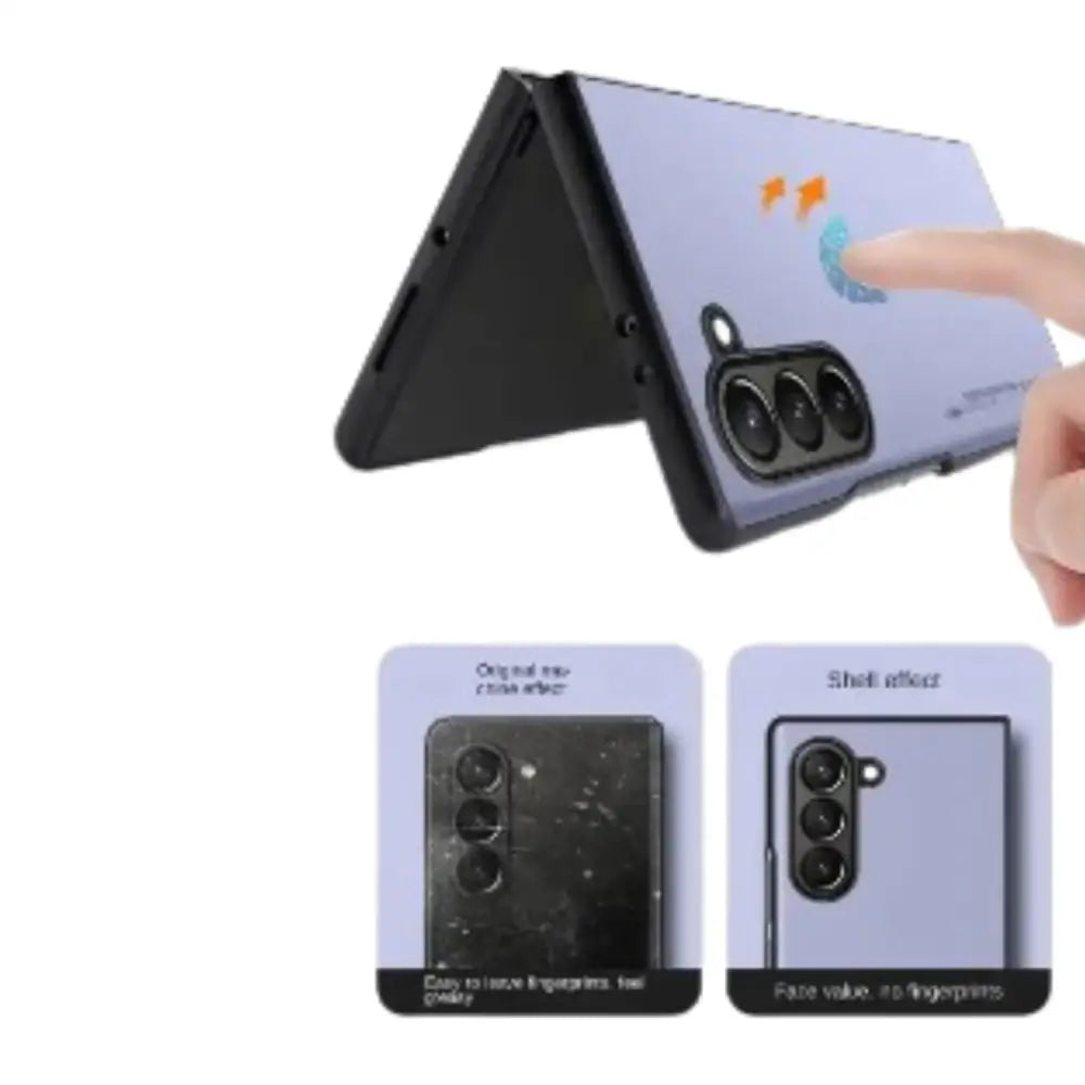 Carbon Fiber & Leather Case for Samsung Galaxy Z Fold 6/5/4/3 Habicare