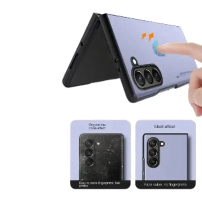 Carbon Fiber & Leather Case for Samsung Galaxy Z Fold 6/5/4/3 Habicare