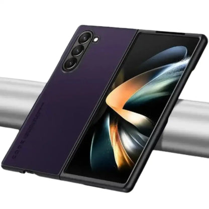 Carbon Fiber & Leather Case for Samsung Galaxy Z Fold 6/5/4/3 Habicare