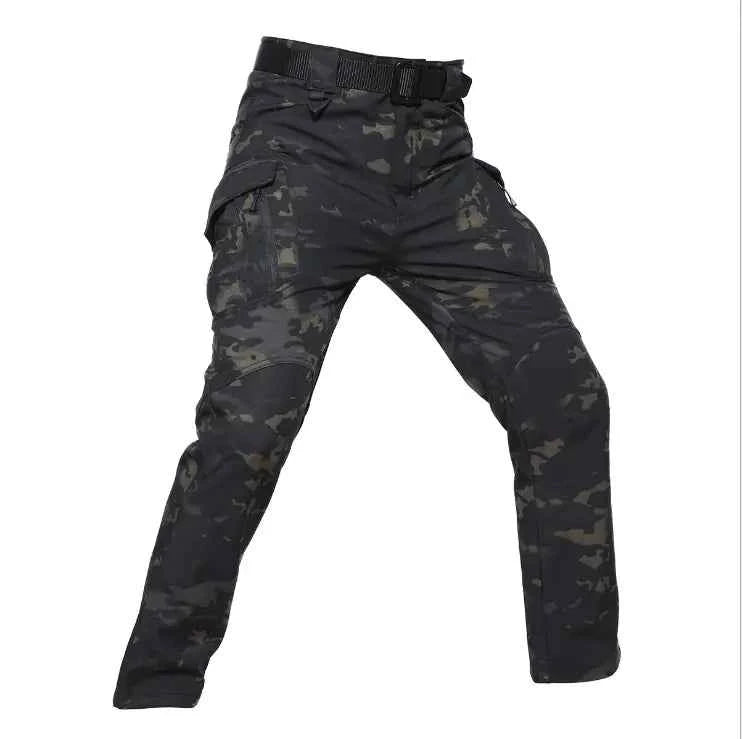 Men's Tactical Outdoor Assault Pants - Shark Skin Soft Shell Cargo Pants | Military Style