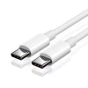 Type C to Type C (1m) Charger Cable For Samsung Devices (White)