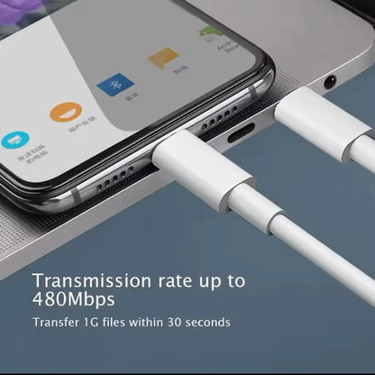 White 1-meter Type C to Type C charger cable for Samsung devices by 9eight5, suitable for smartphones and tablets.