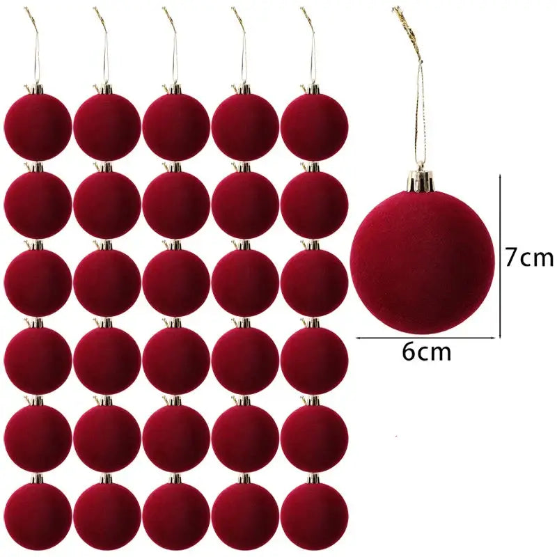 Christmas Balls – Tree Hanging Ornaments Habicare