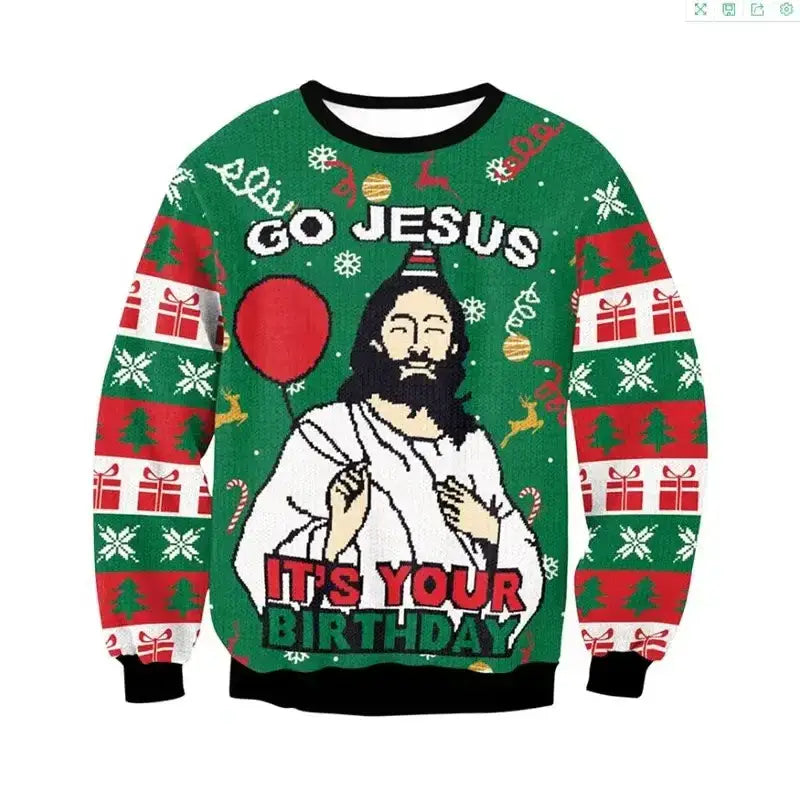 Christmas Jersey (30 designs available - Large & XL) Habicare