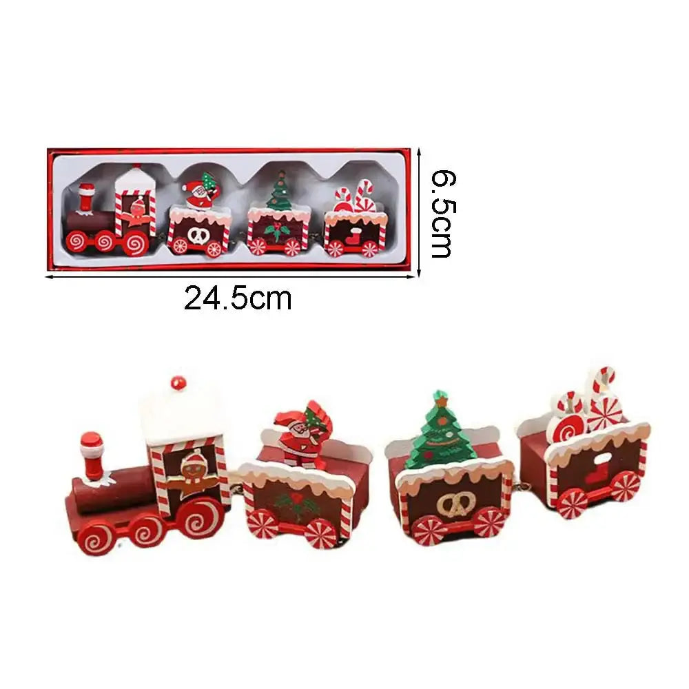 Christmas Wooden Train Habicare