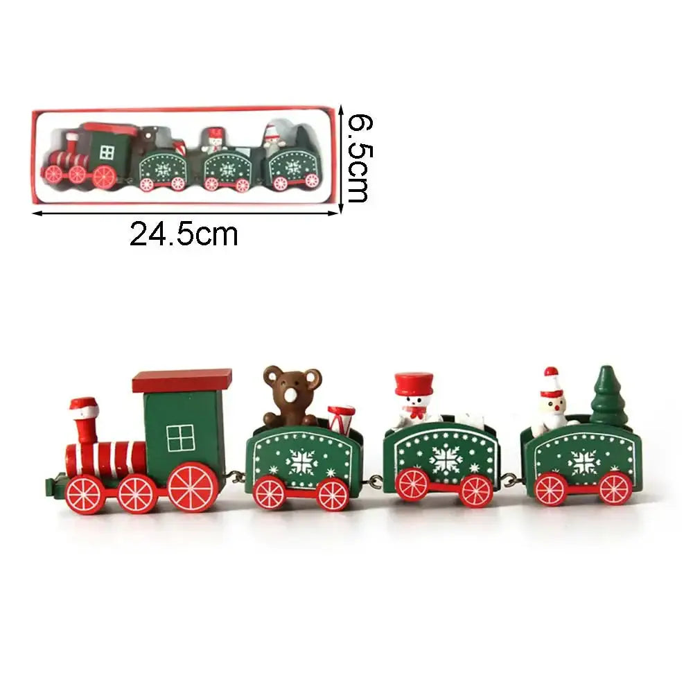 Christmas Wooden Train Habicare