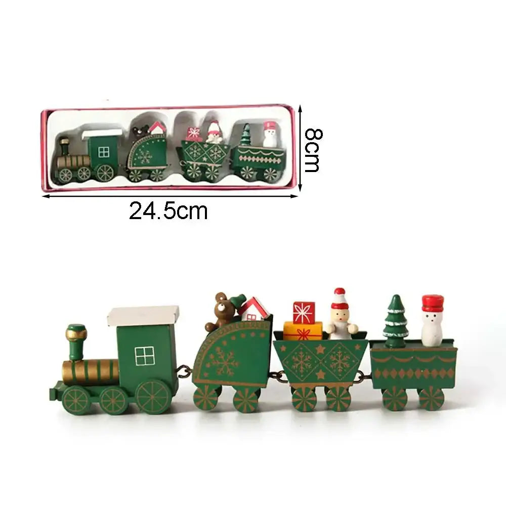 Christmas Wooden Train Habicare