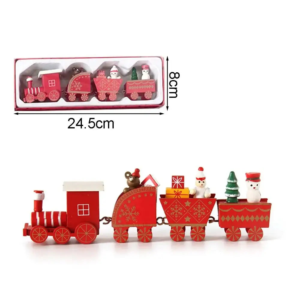 Christmas Wooden Train Habicare