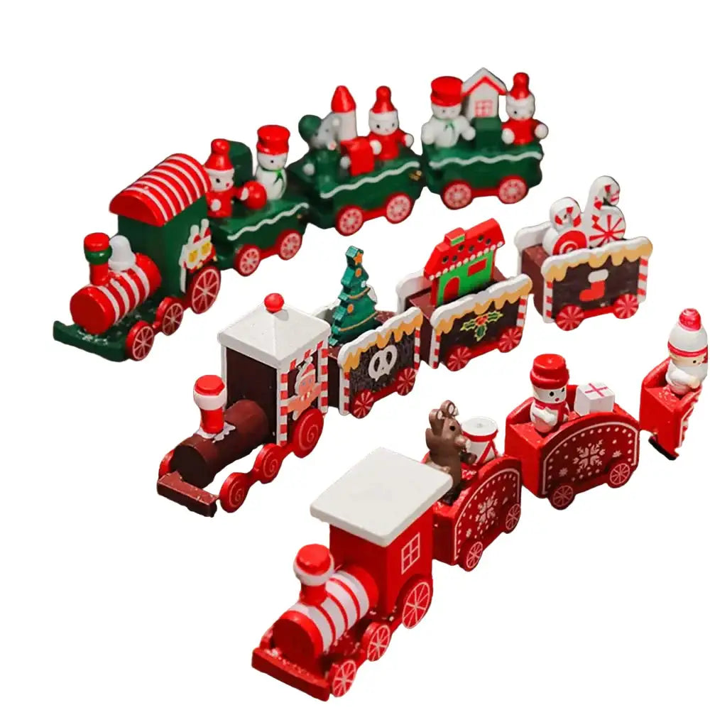 Christmas Wooden Train Habicare