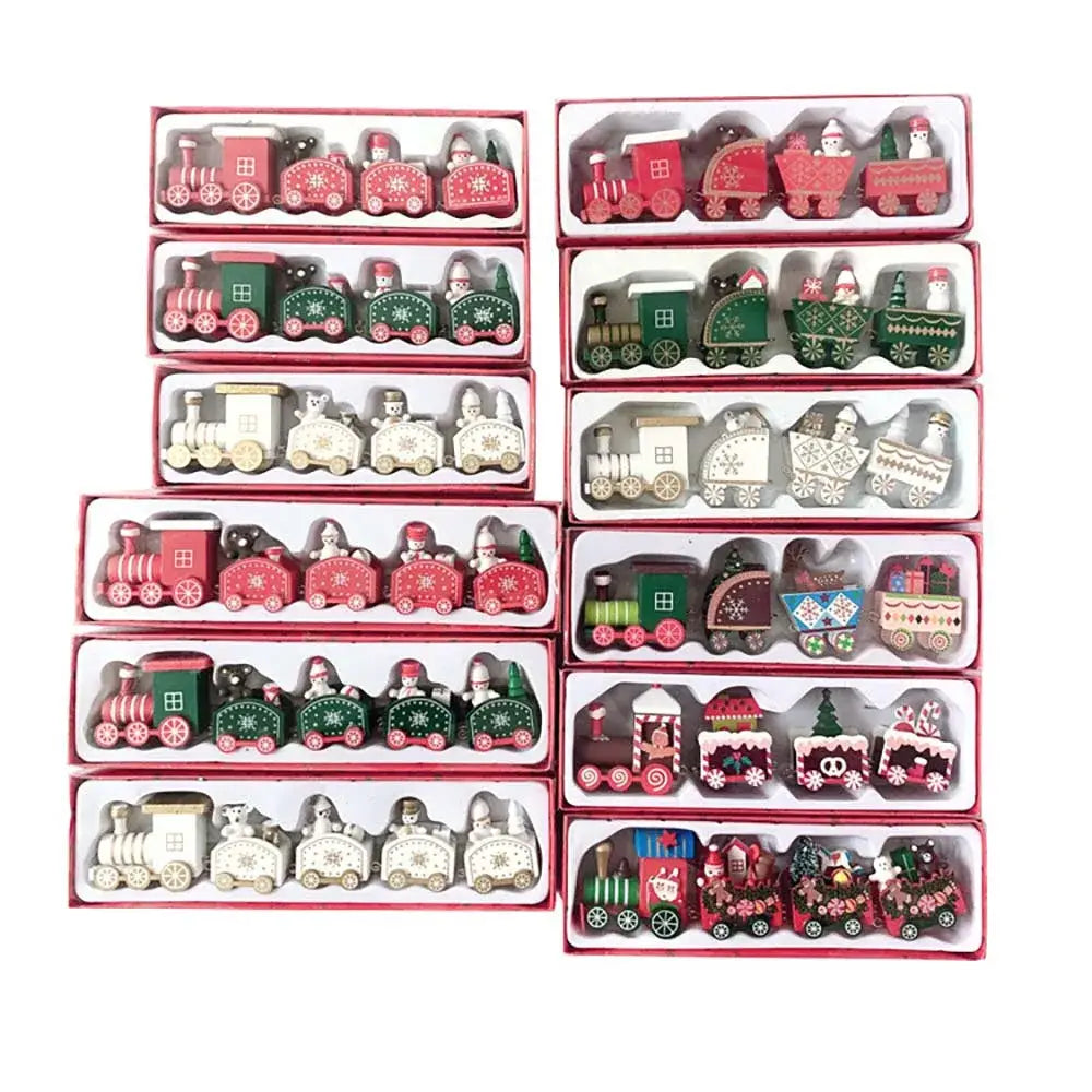 Christmas Wooden Train Habicare