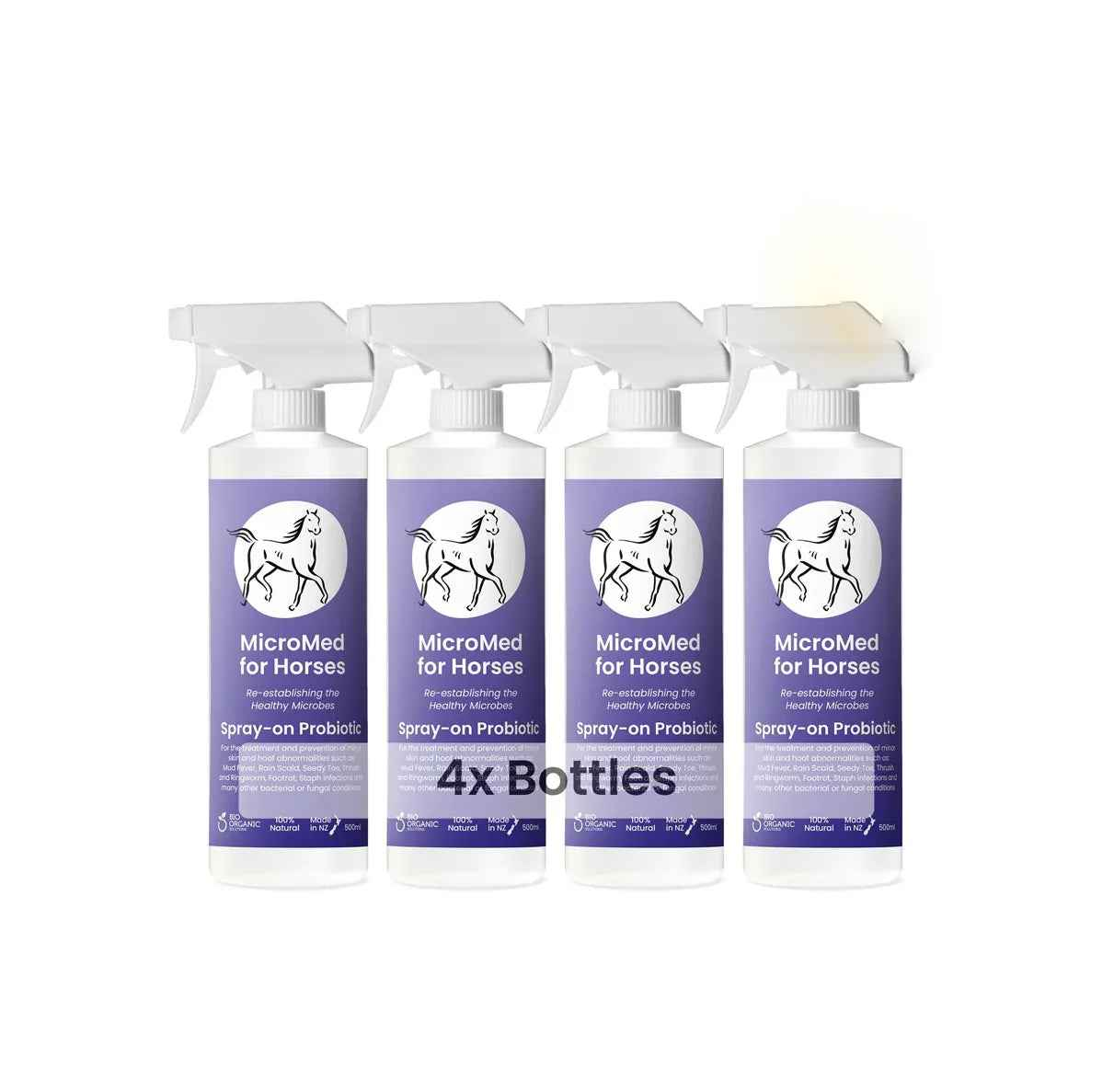 MicroMed for Horses Acute Care – 4 x 500ml Bundle