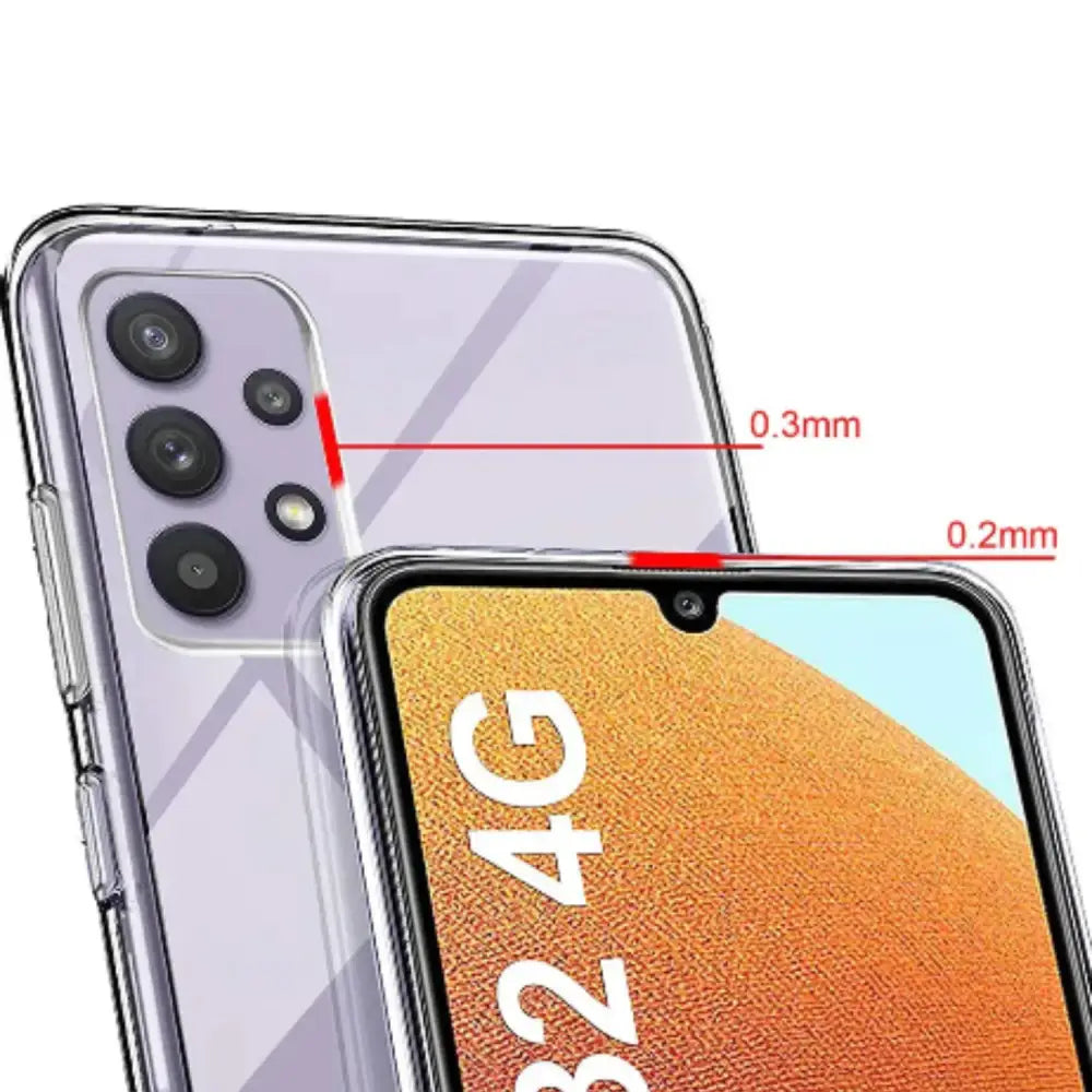 Clear Silicone Case for Samsung Galaxy A Series Habicare