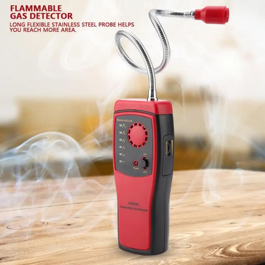 Combustible Gas Detector With Sound & Light Alarm 9eight5