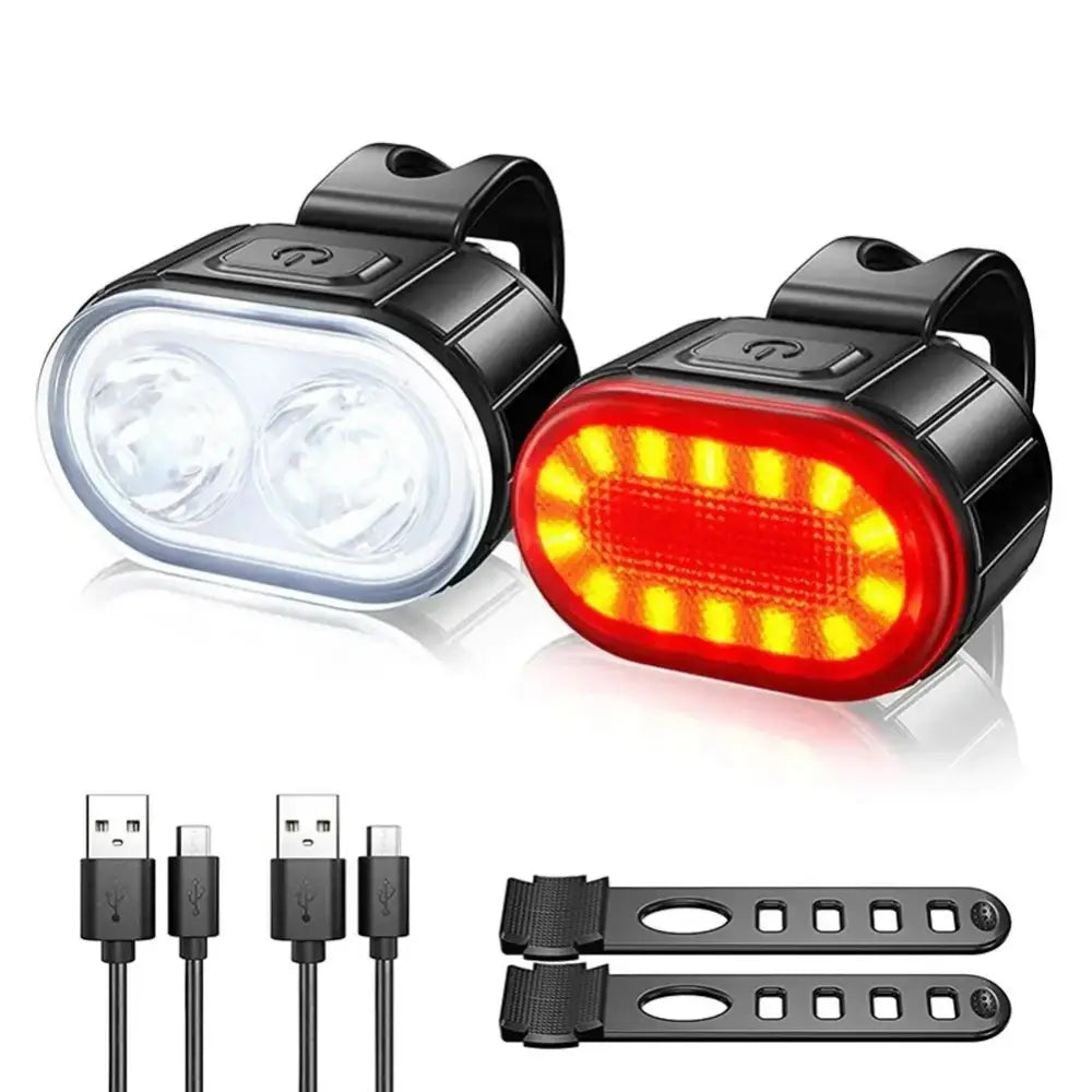 Bicycle Light Set (Front & Rear) Habicare